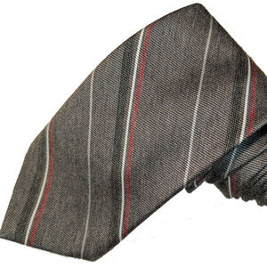 Botany 500 grey striped tie